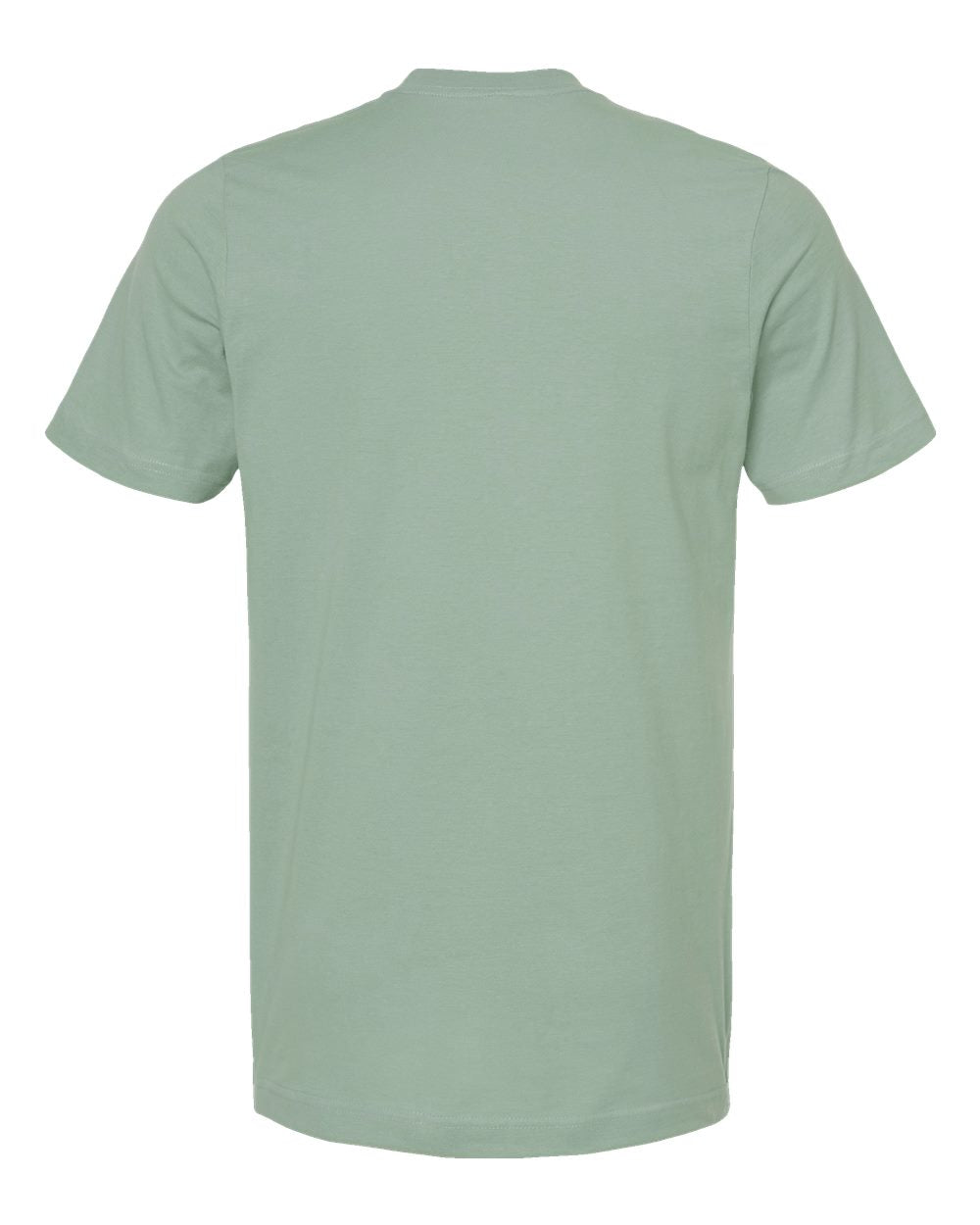 Combed Cotton T-Shirt - Back - B13659142 - Light Sage