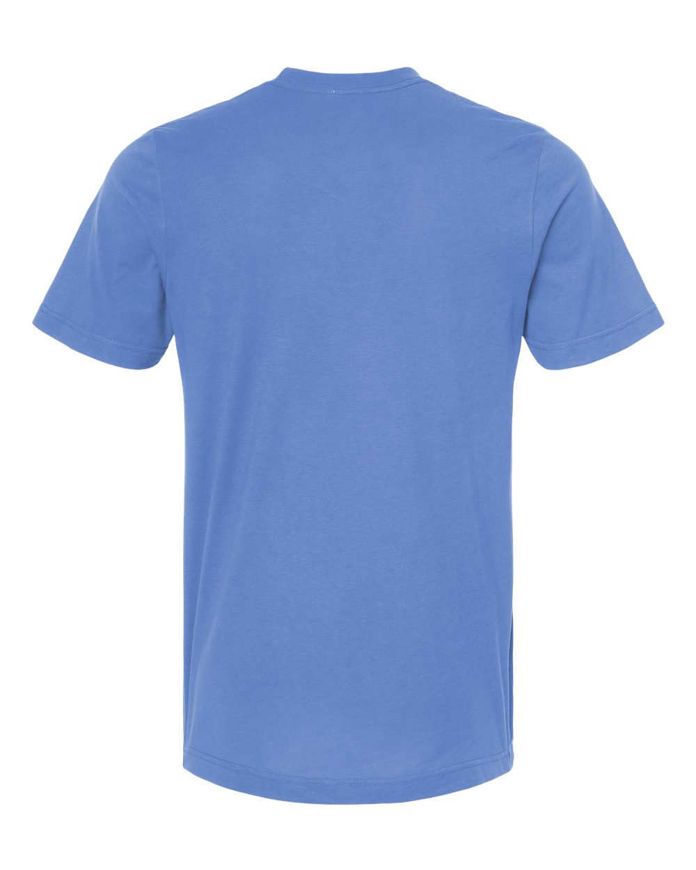 Combed Cotton T-Shirt - Back - B13659262 - Columbia Blue