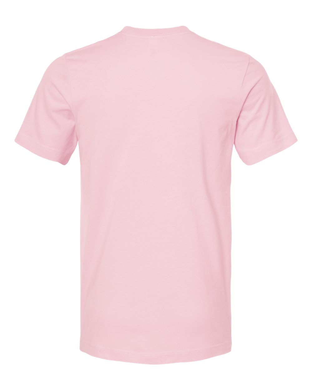 Combed Cotton T-Shirt - Back - B13659312 - Light Pink