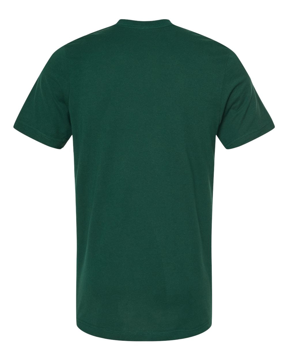 Combed Cotton T-Shirt - Back - B13659542 - Forest