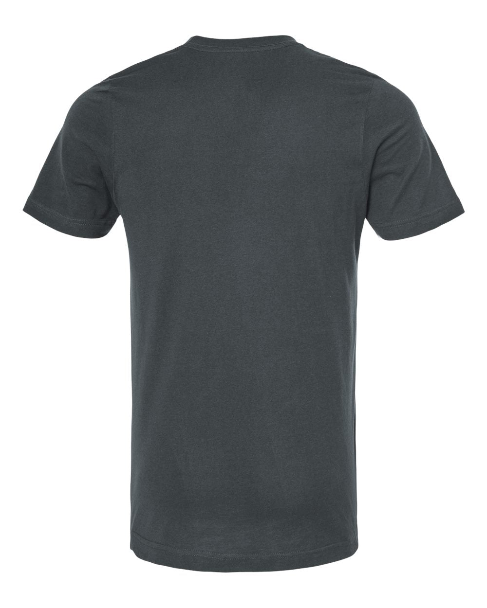 Combed Cotton T-Shirt - Back - B13659572 - Dark Grey