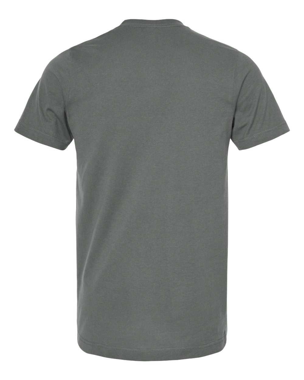 Combed Cotton T-Shirt - Back - B13659582 - Charcoal Grey