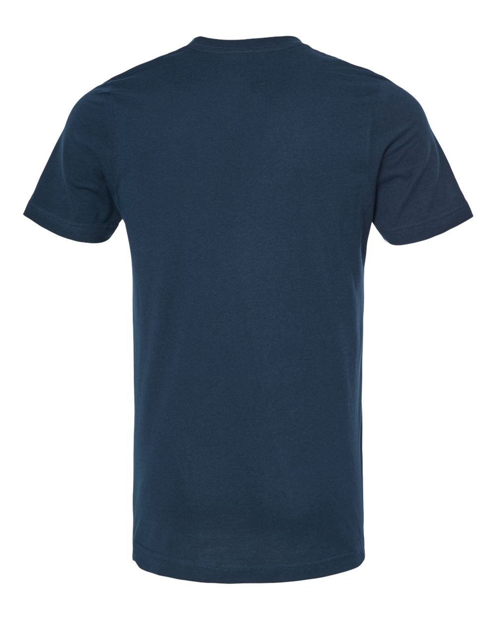 Combed Cotton T-Shirt - Back - B13659652 - Navy Blue