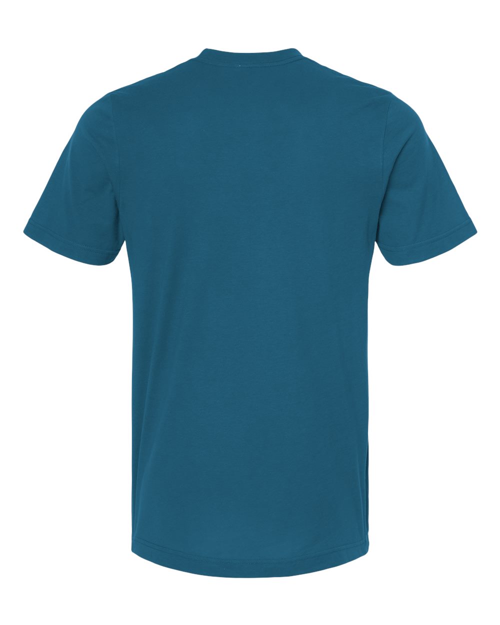 Combed Cotton T-Shirt - Back - B13659692 - Deep Teal