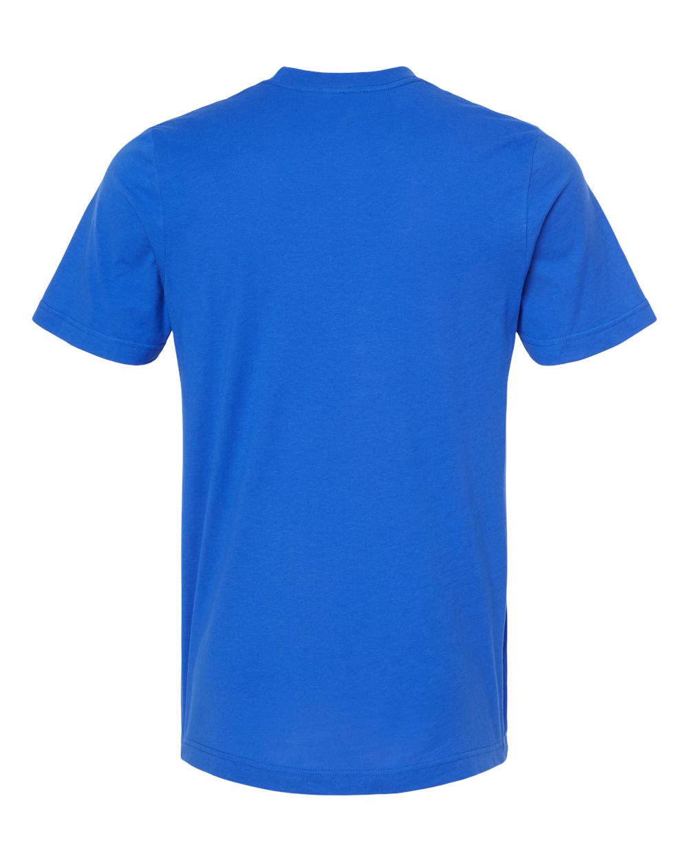 Combed Cotton T-Shirt - Back - B13659752 - Royal
