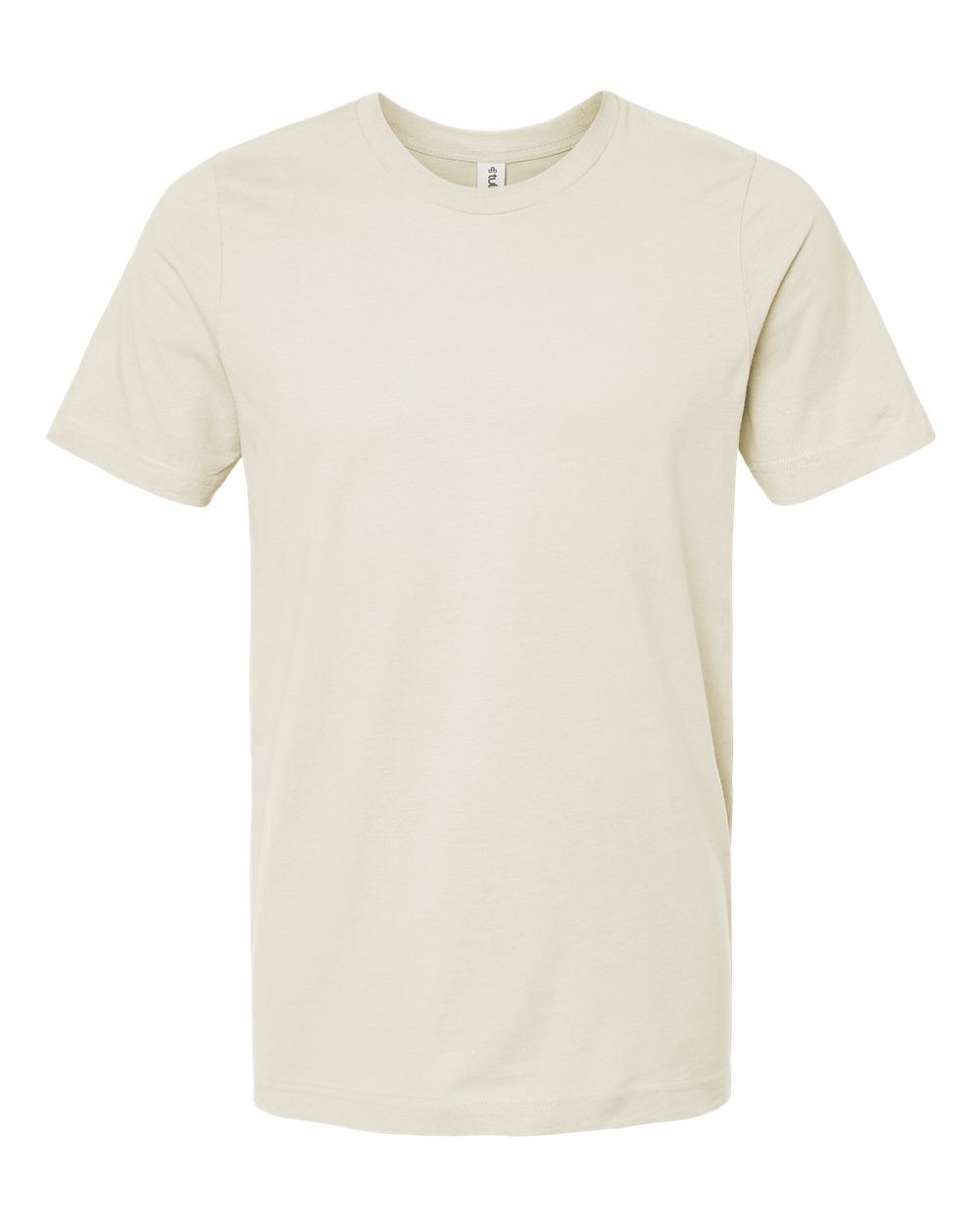 Combed Cotton T-Shirt - Front - B13659212 - Vintage Natural