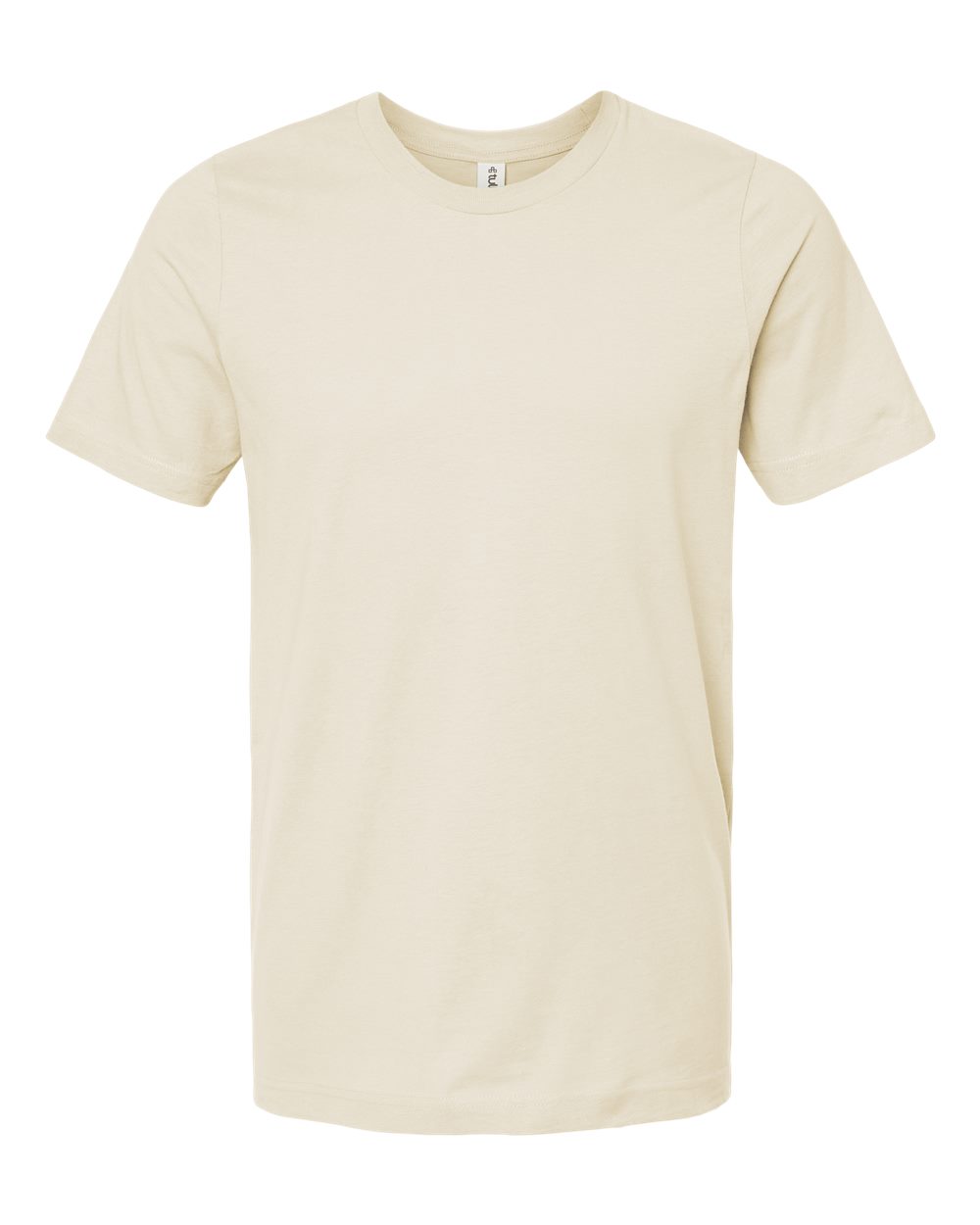 Combed Cotton T-Shirt - Front - B13659242 - Cream