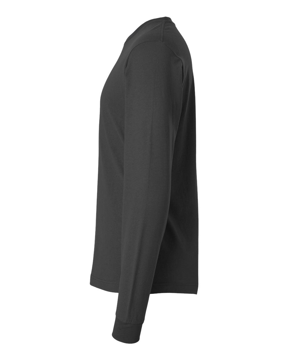 Unisex Fine Jersey Long Sleeve T-Shirt - DirectSide - B00059592 - Charcoal