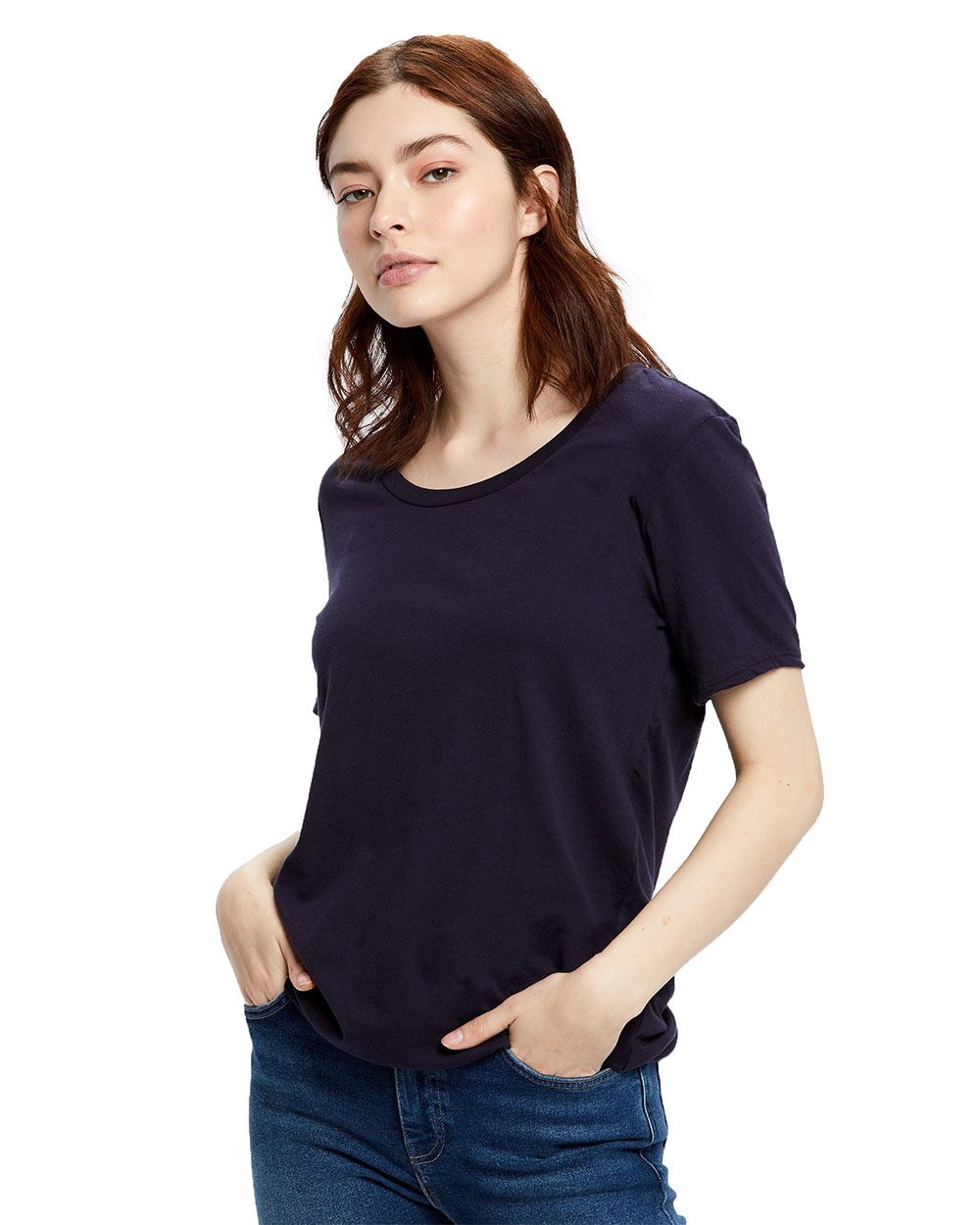 Women's Loose Fit Boyfriend Tee - styleImage