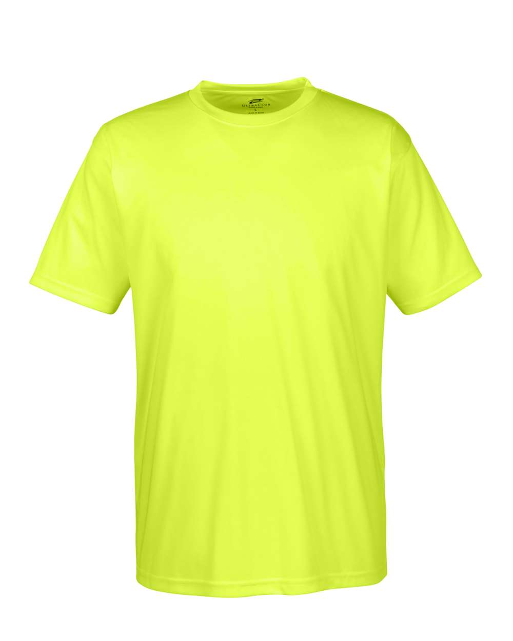 Men's Cool & Dry Sport Performance Interlock T-Shirt - Front - B907E1123 - Bright Yellow