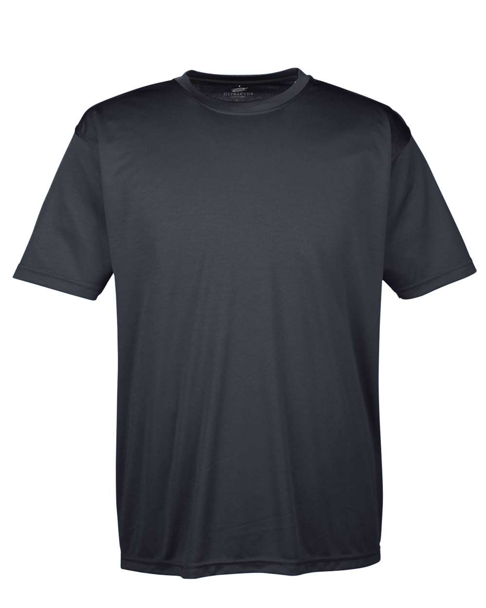 Men's Cool & Dry Sport Performance Interlock T-Shirt - Front - B907E1503 - Black
