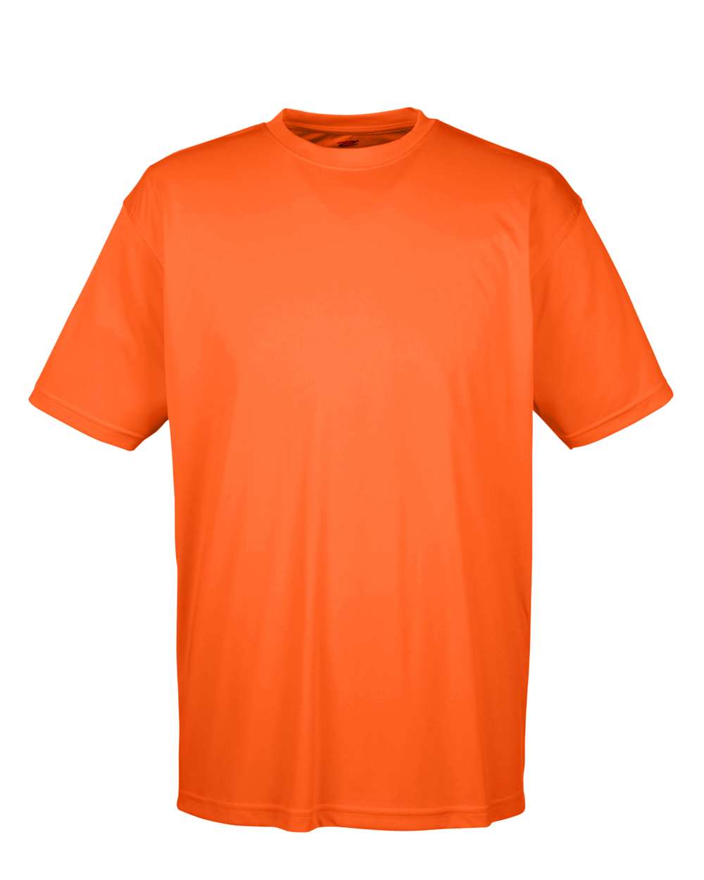 Men's Cool & Dry Sport Performance Interlock T-Shirt - Front - B907E1663 - Bright Orange