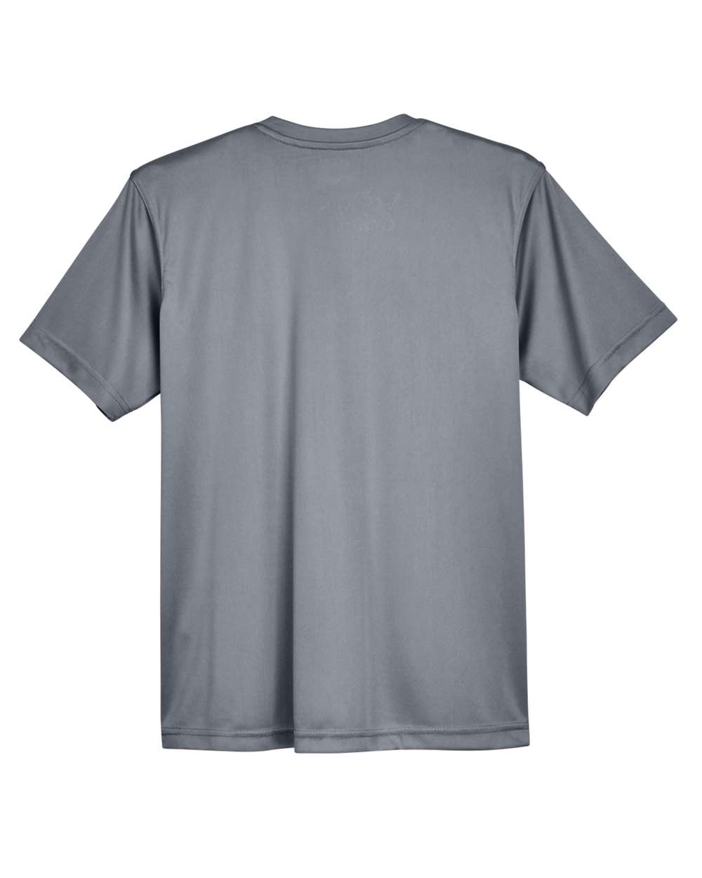 Youth Cool & Dry Sport Performance Interlock T-shirt - Back - B909E1622 - Charcoal
