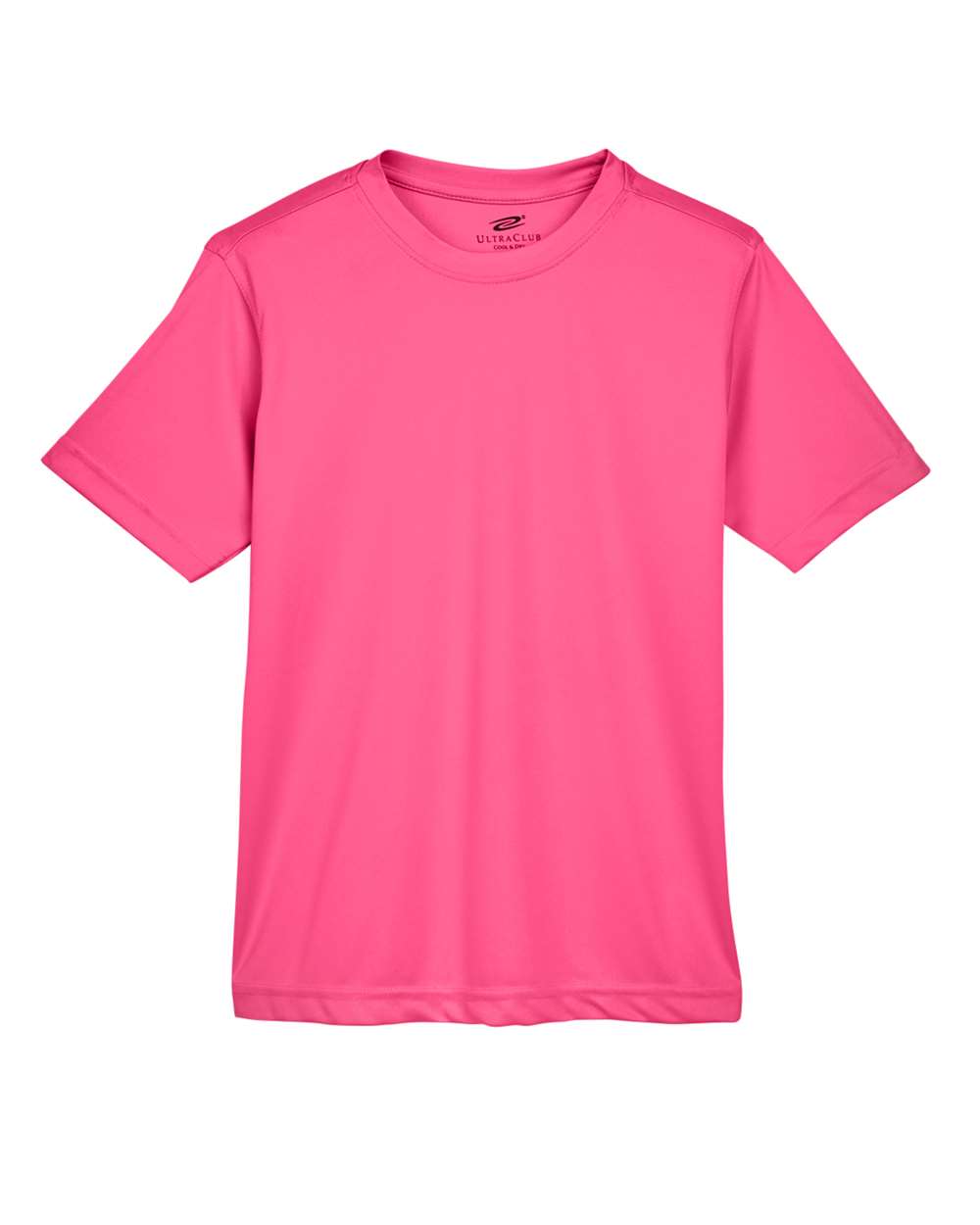 Youth Cool & Dry Sport Performance Interlock T-shirt - Front - B909E1302 - Heliconia