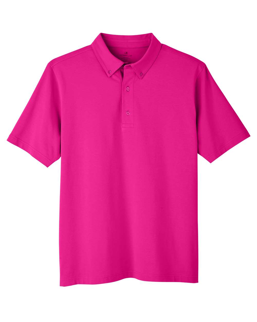 Men's Lakeshore Stretch Cotton Performance Polo - Front - B960E1303 - Heliconia