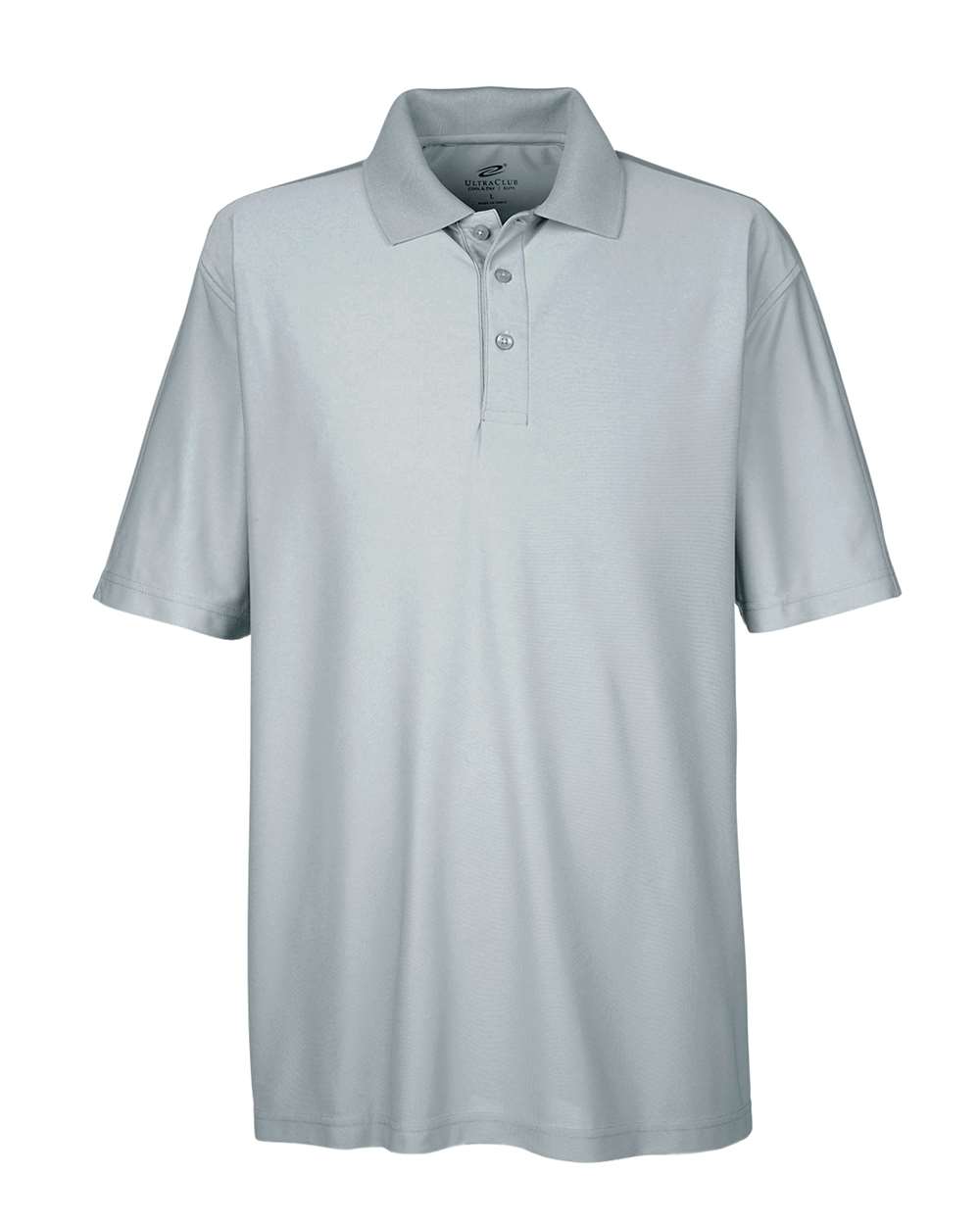 Men's Cool & Dry Elite Performance Polo - Front - B905E1593 - Grey