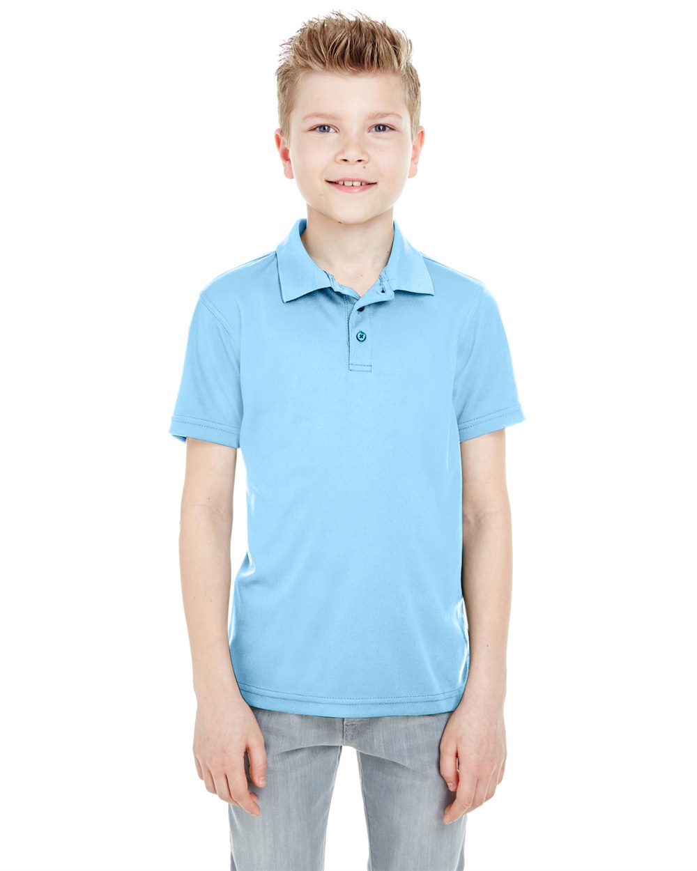 Youth Cool & Dry Mesh Piqué Polo - styleImage