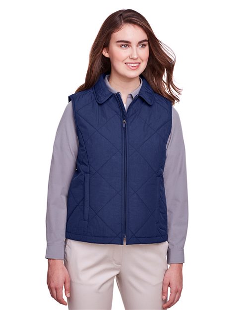 Women's Dawson Quilted Hacking Vest - styleImage