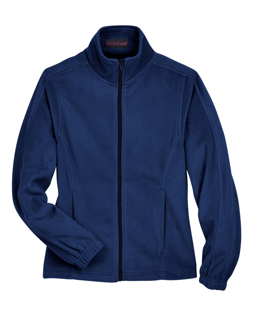 Women's Iceberg Fleece Full-Zip Jacket - Front - B916E1653 - Navy