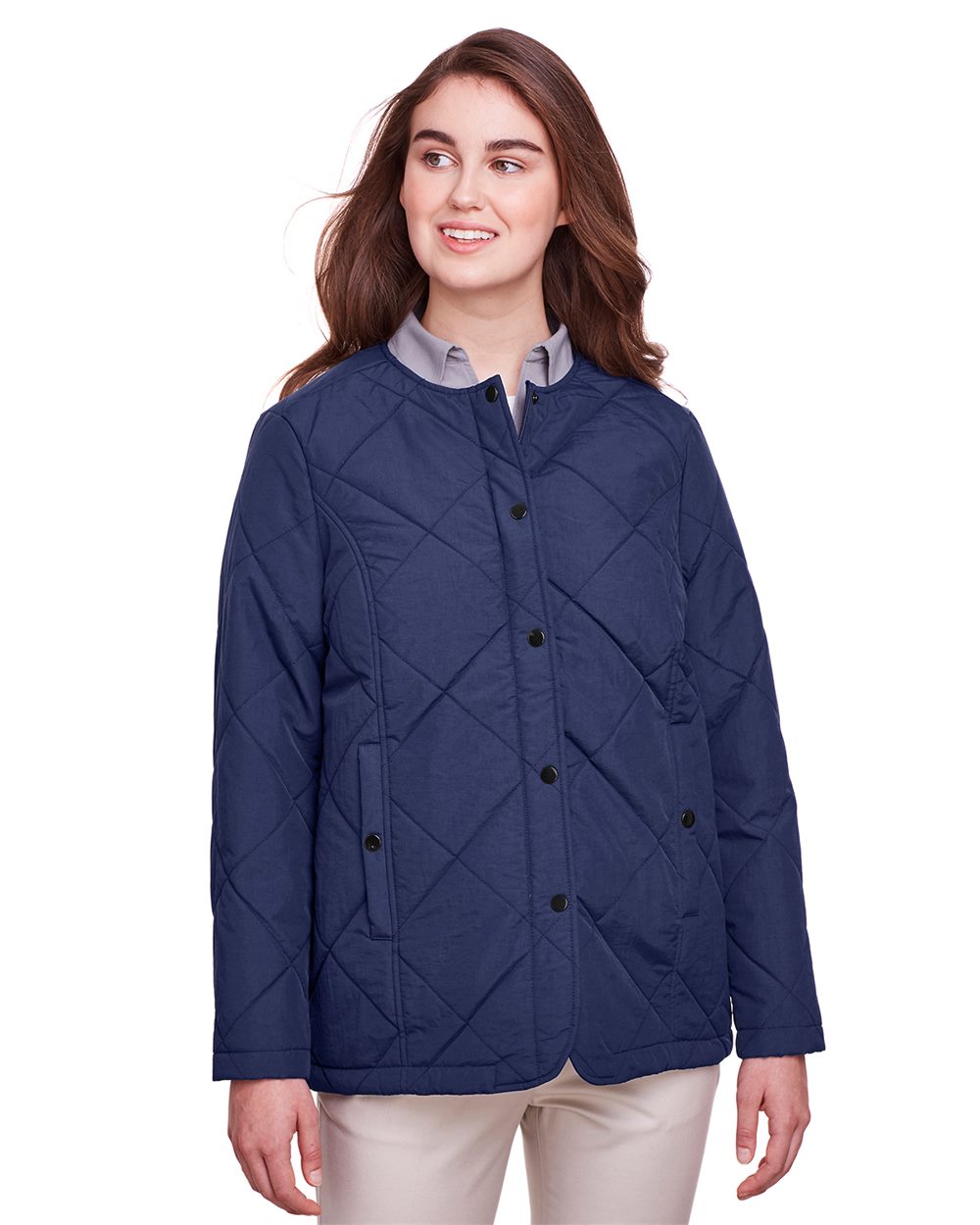 Women's Dawson Quilted Hacking Jacket - styleImage