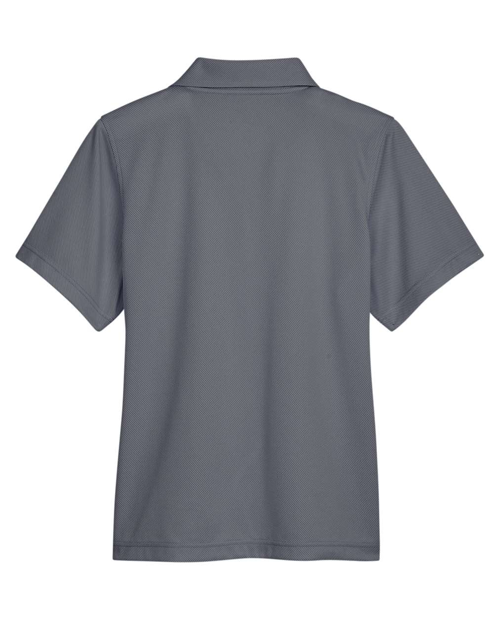 Women's Cavalry Twill Performance Polo - Back - B959E1102 - Charcoal/ Navy