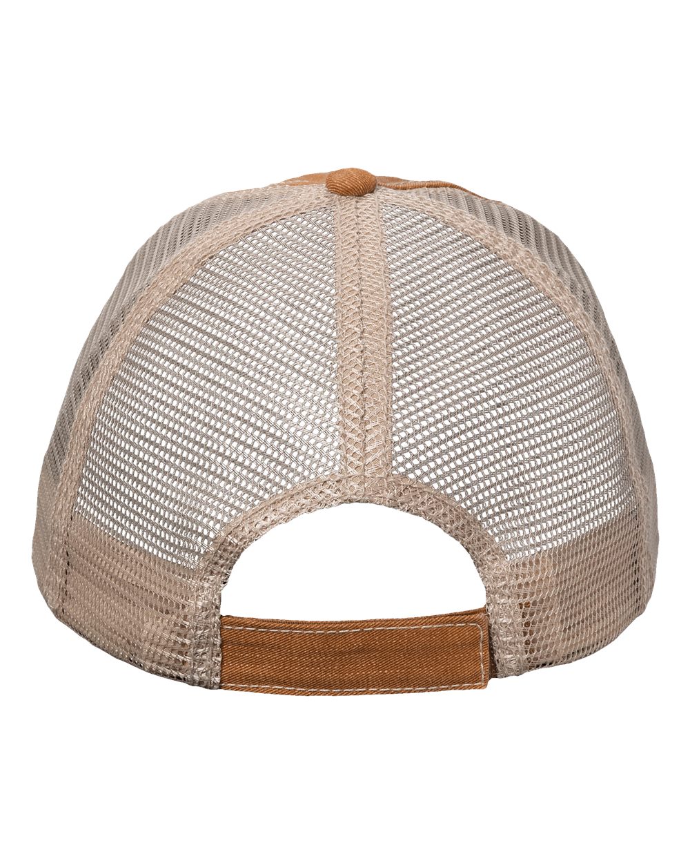 Contrast Stitch Cap - Back - B30795100 - Golden Brown/ Khaki
