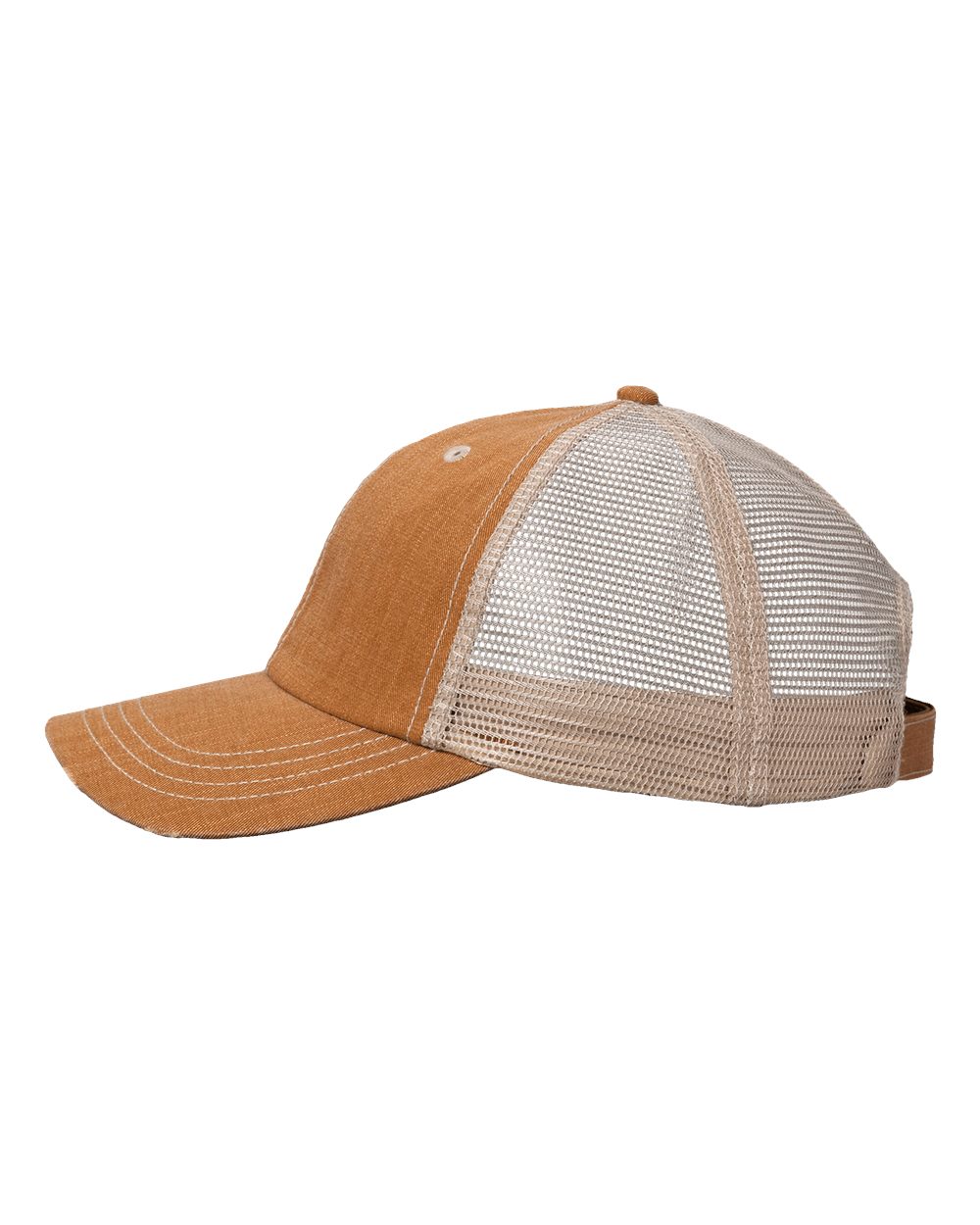 Contrast Stitch Cap - DirectSide - B30795100 - Golden Brown/ Khaki