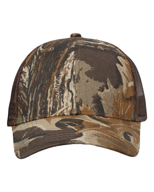Licensed Camo Mesh Cap - Front - B31195980 - Advantage Classic/ Brown Mesh