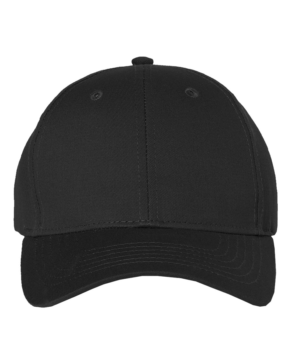 Cotton Twill Cap - Front - B85095500 - Black