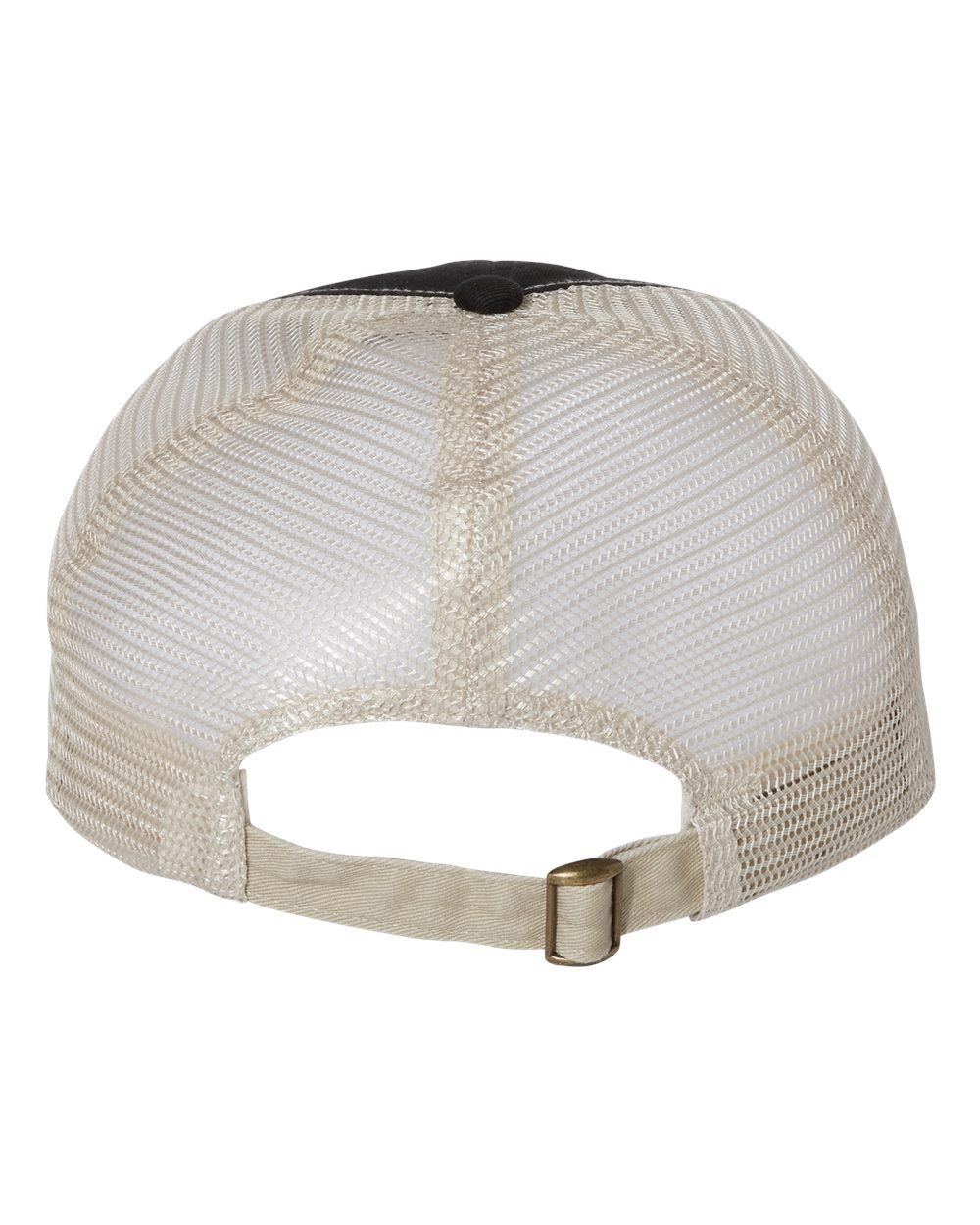 Contrast-Stitch Mesh-Back Cap - Back - B82695510 - Black/ Camo/ Stone