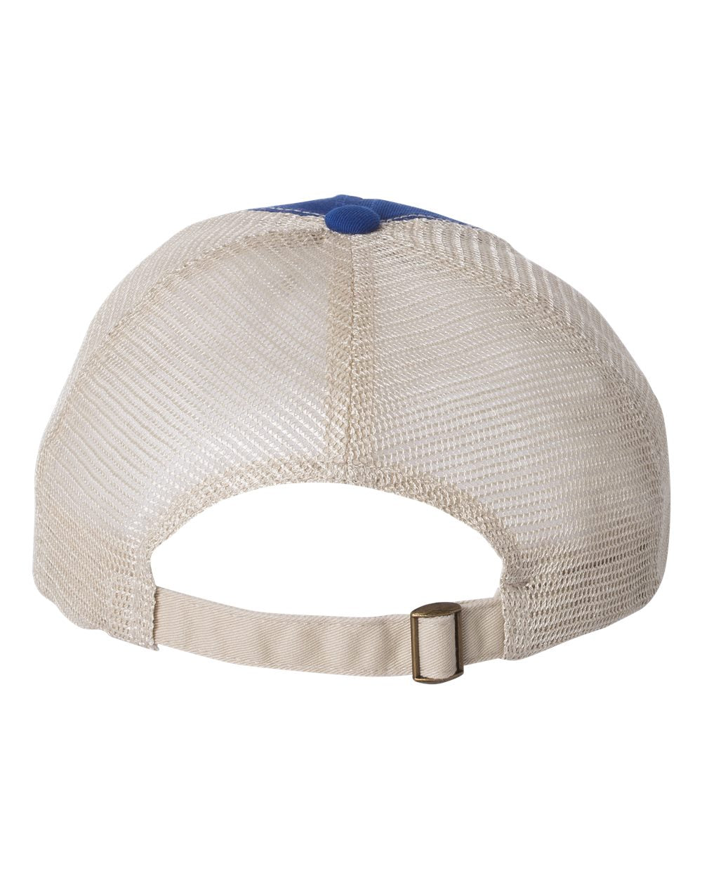 Contrast-Stitch Mesh-Back Cap - Back - B82695750 - Royal/ Stone