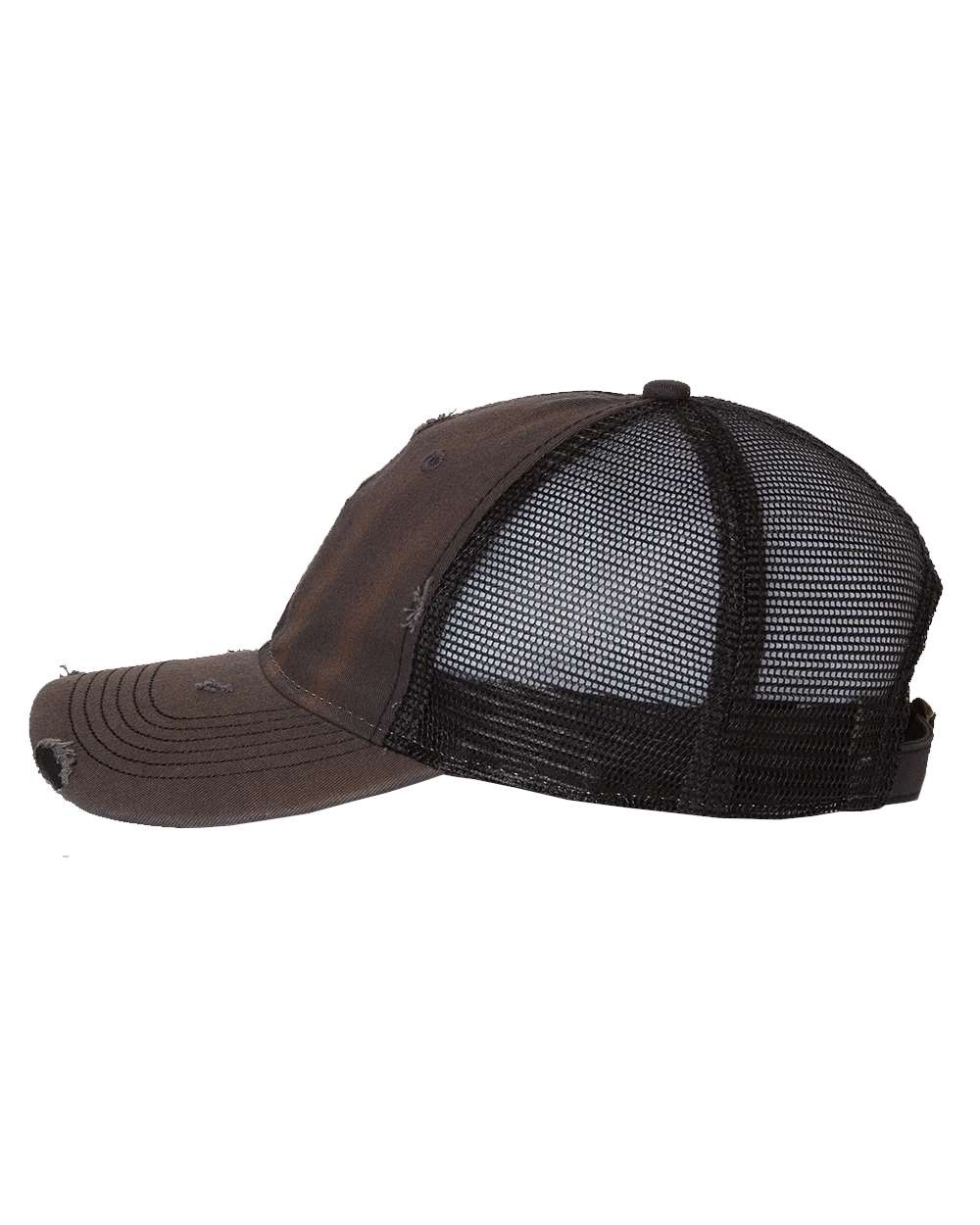 Bounty Dirty-Washed Mesh-Back Cap - DirectSide - B80995090 - Charcoal/ Black