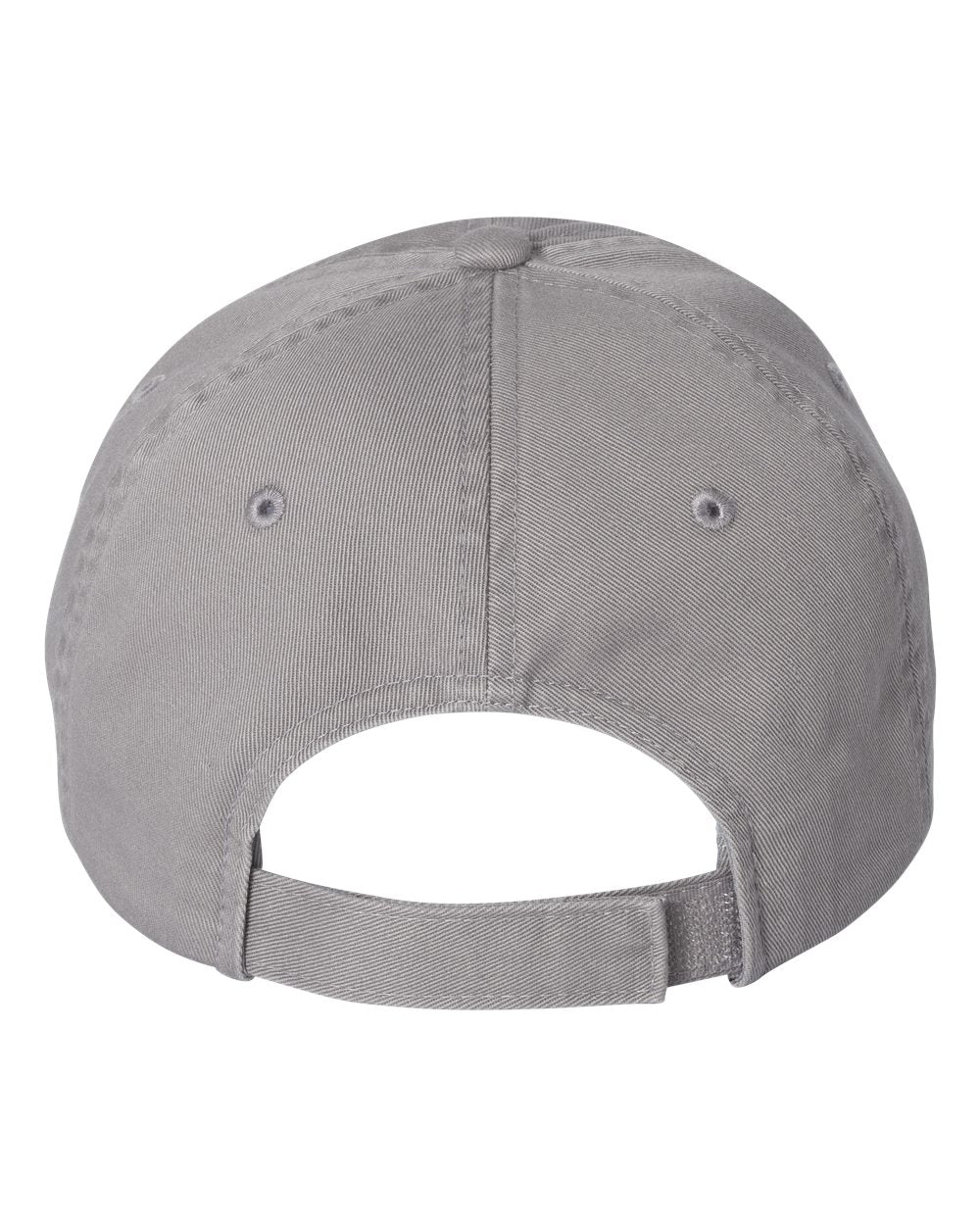 Bio-Washed Chino Twill Cap - Back - B62895350 - Grey
