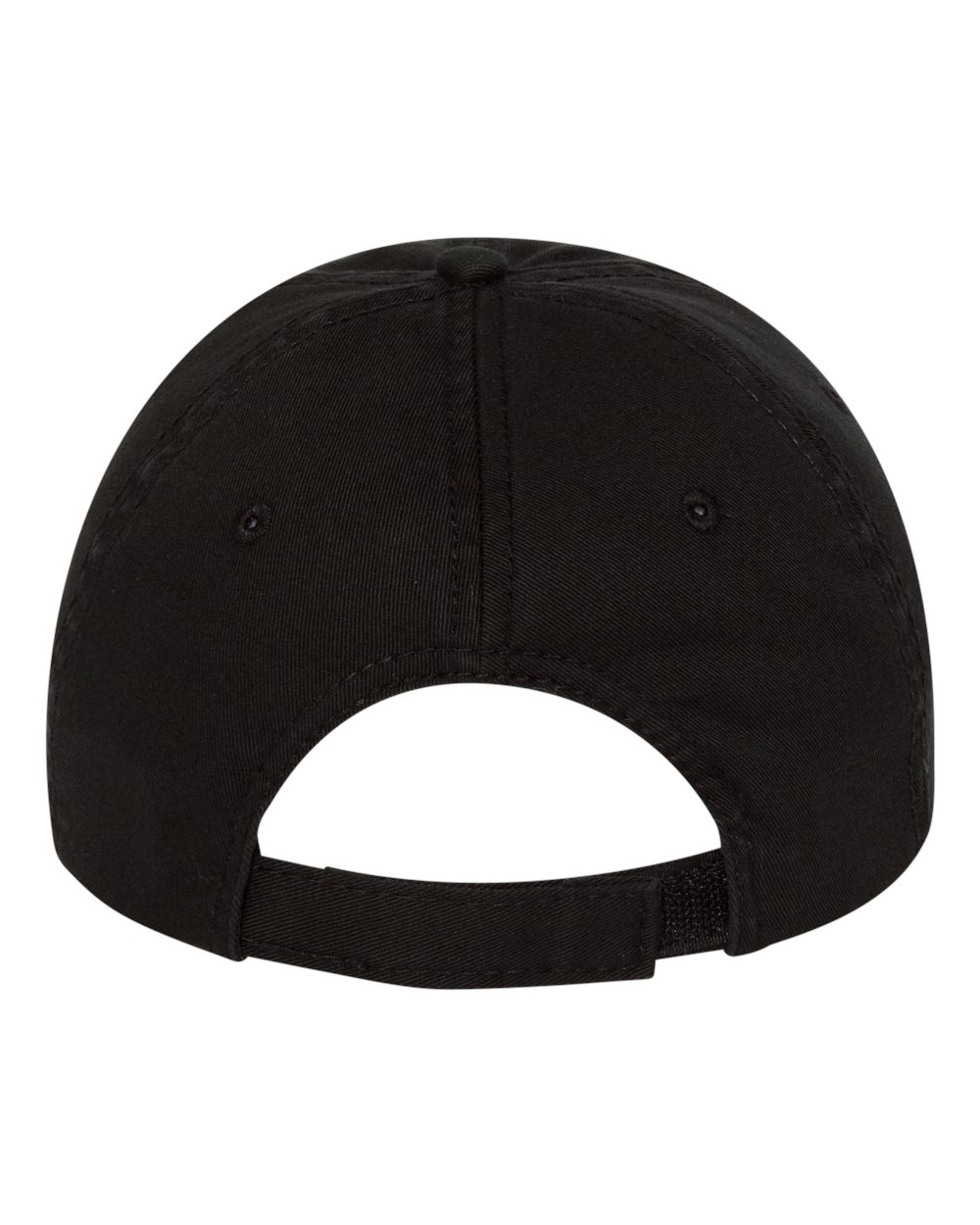 Bio-Washed Chino Twill Cap - Back - B62895500 - Black
