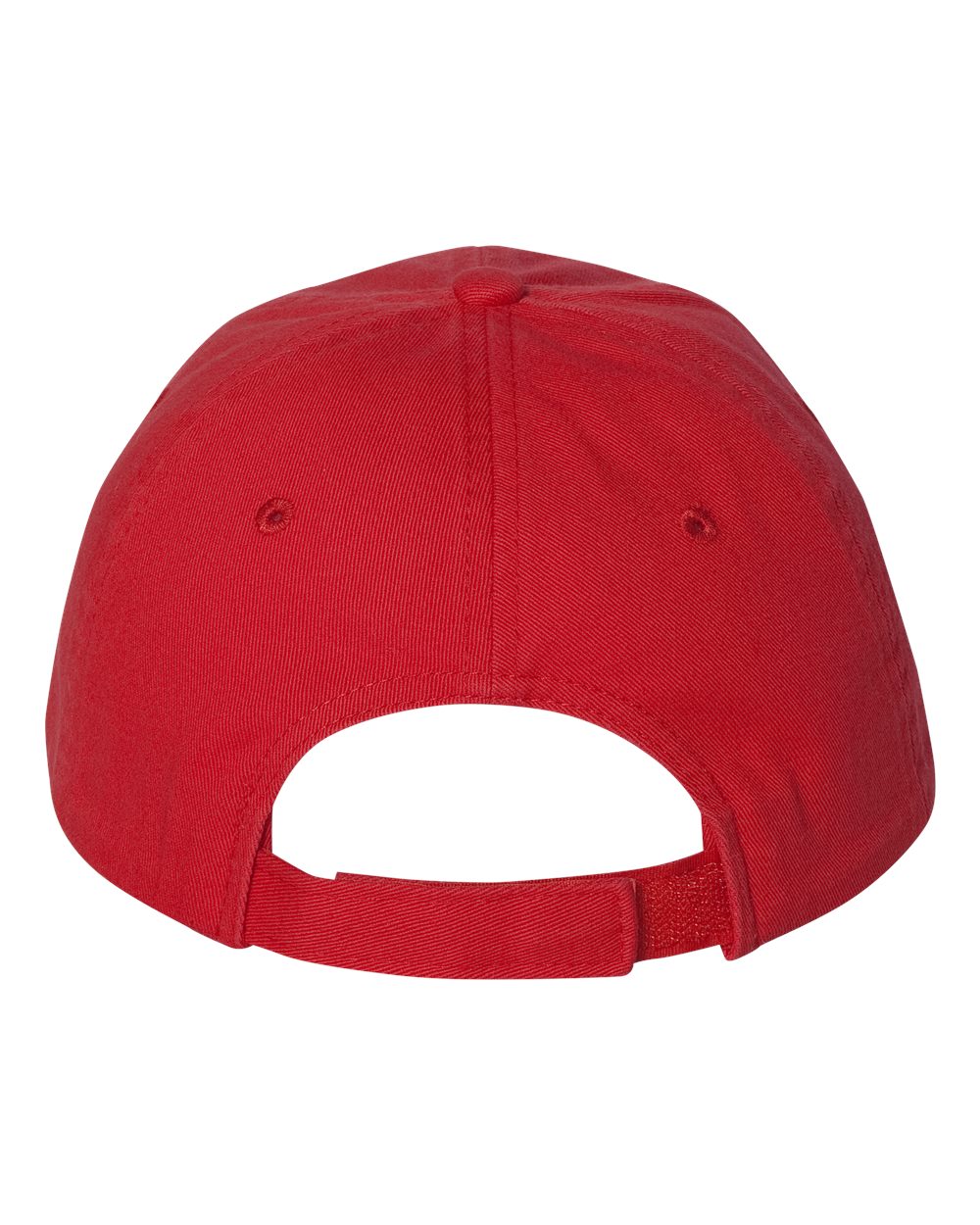 Bio-Washed Chino Twill Cap - Back - B62895700 - Red