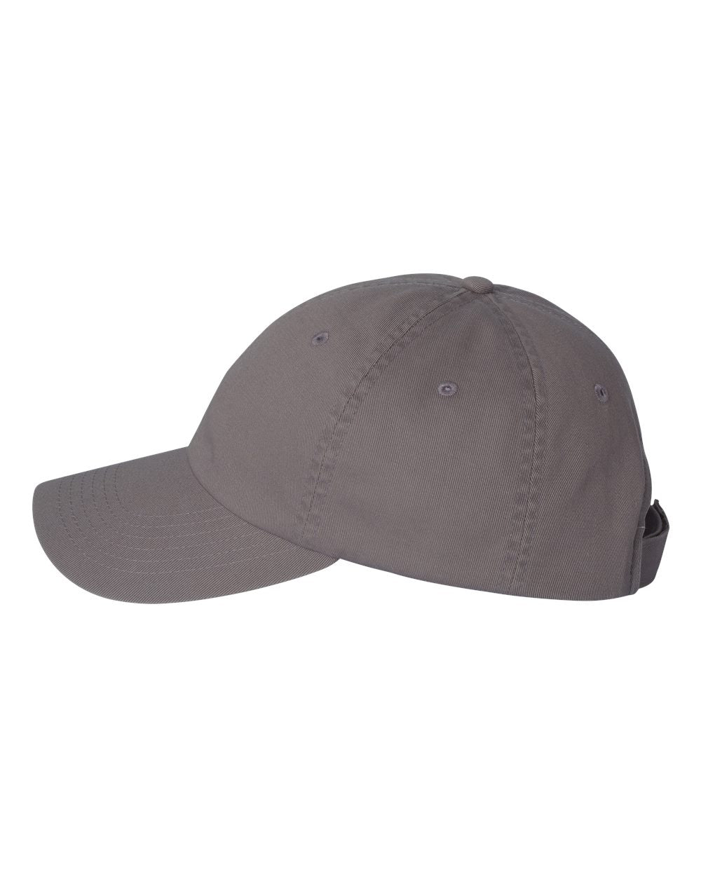 Bio-Washed Chino Twill Cap - DirectSide - B62895350 - Grey