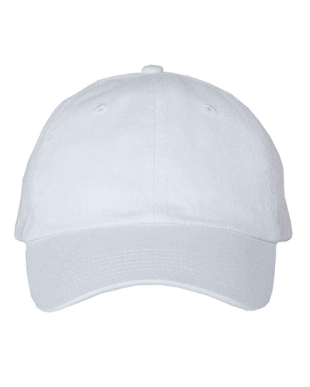 Bio-Washed Chino Twill Cap - Front - B62895000 - White