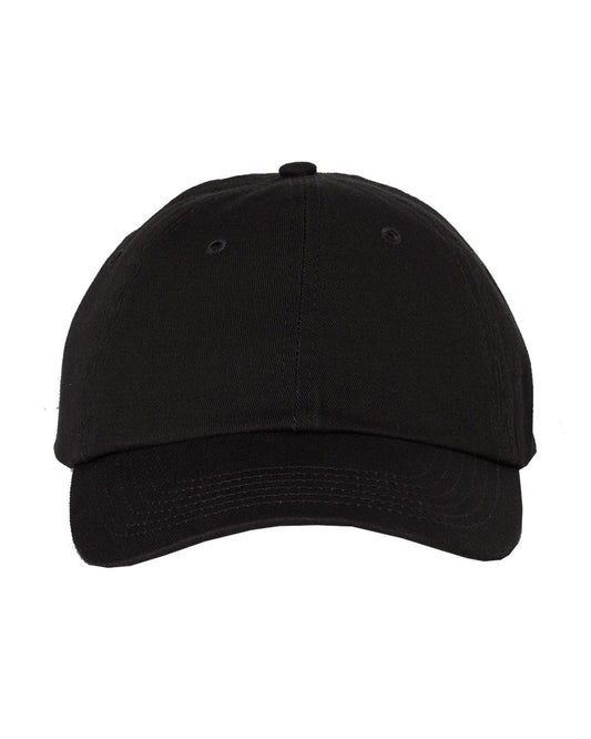 Bio-Washed Chino Twill Cap - Front - B62895500 - Black