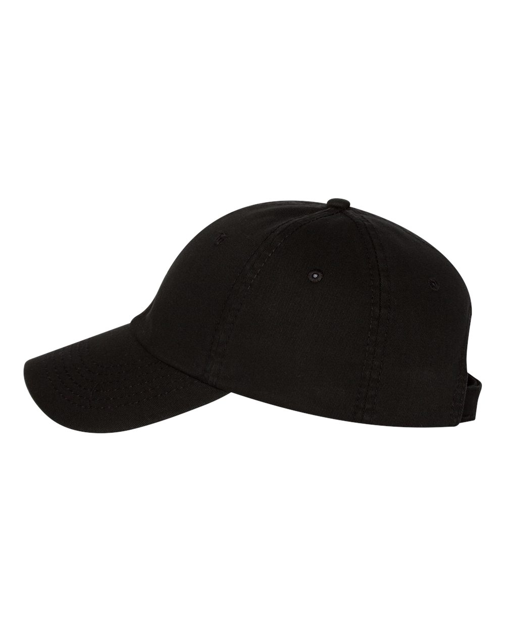 Bio-Washed Chino Twill Cap - Side - B62895500 - Black