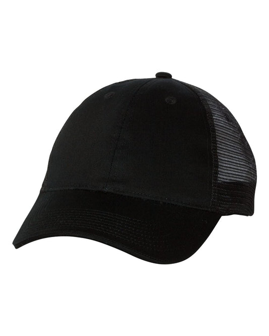 Sandwich Trucker Cap - Front - B66095500 - Black/ Black