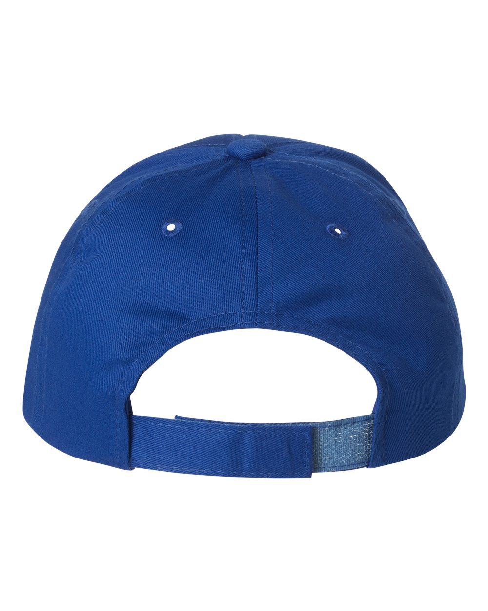 Youth Small Fit Cotton Twill Cap - Back - B38995750 - Royal Blue