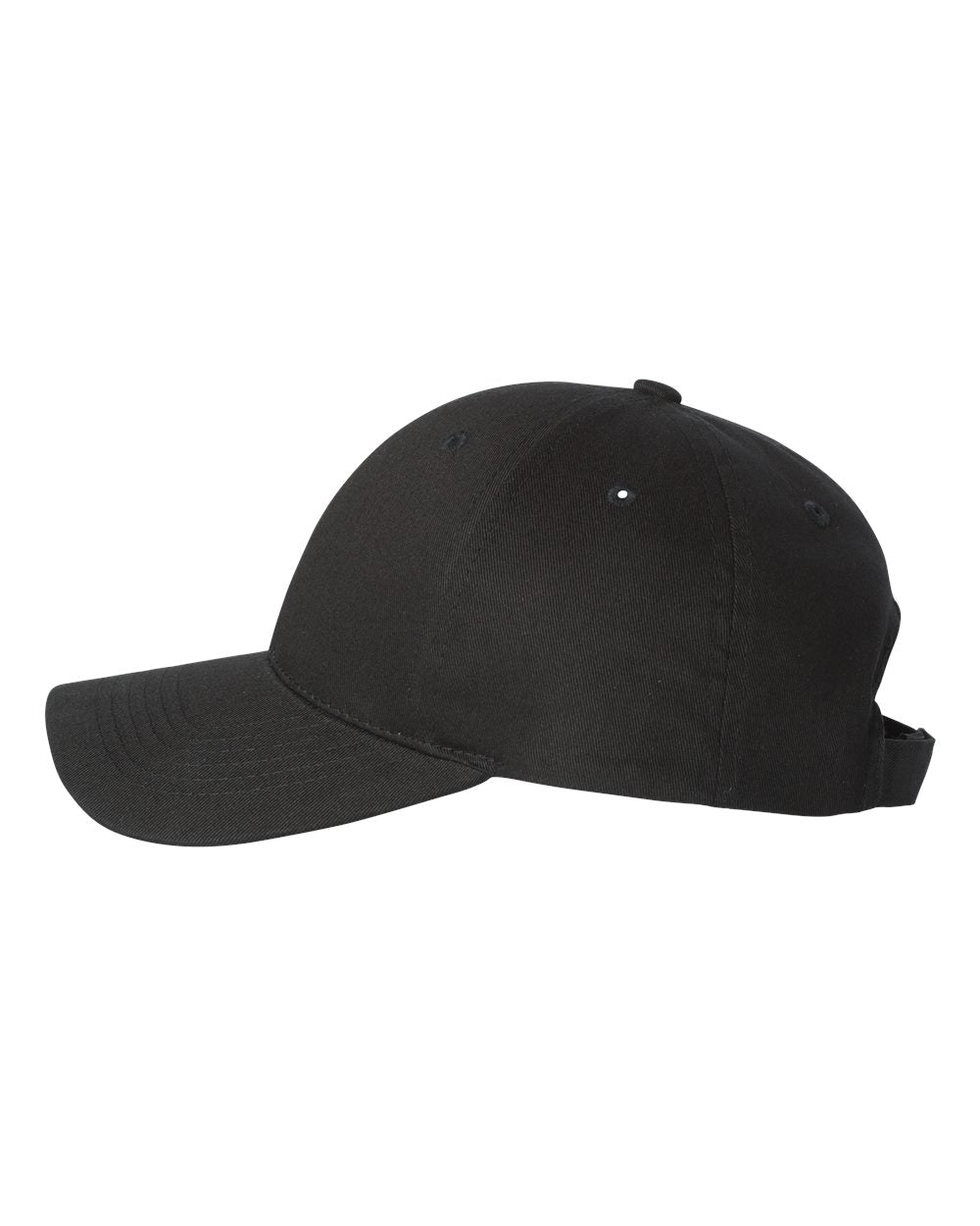 Youth Small Fit Cotton Twill Cap - Side - B38995500 - Black