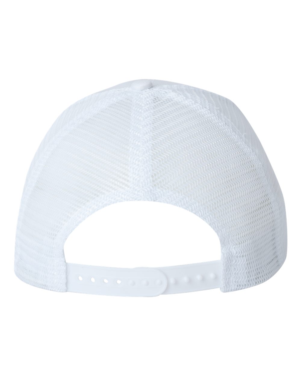 Mesh-Back Twill Trucker Cap - Back - B24995000 - White