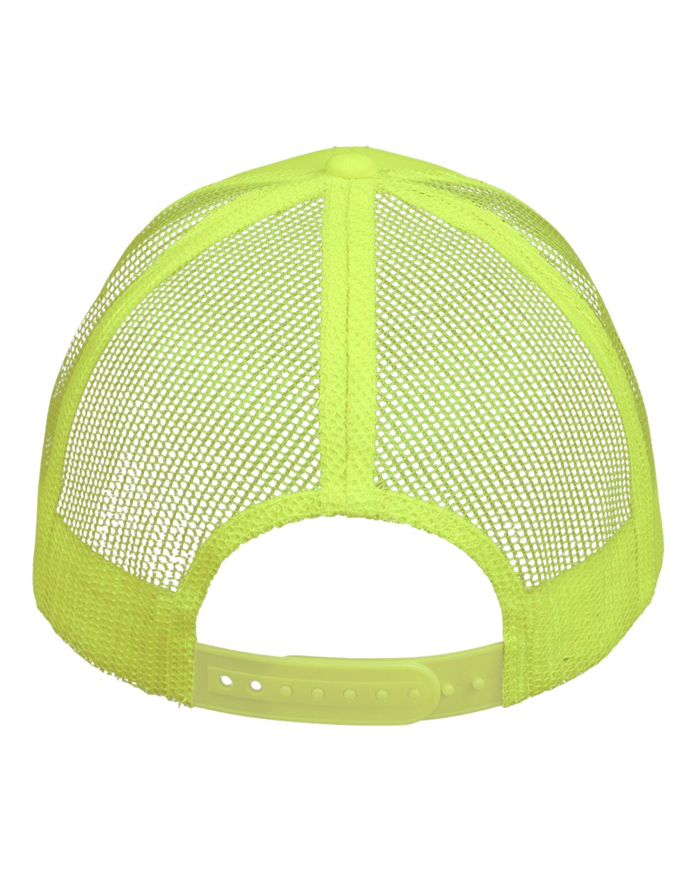 Mesh-Back Twill Trucker Cap - Back - B24995400 - Neon Yellow