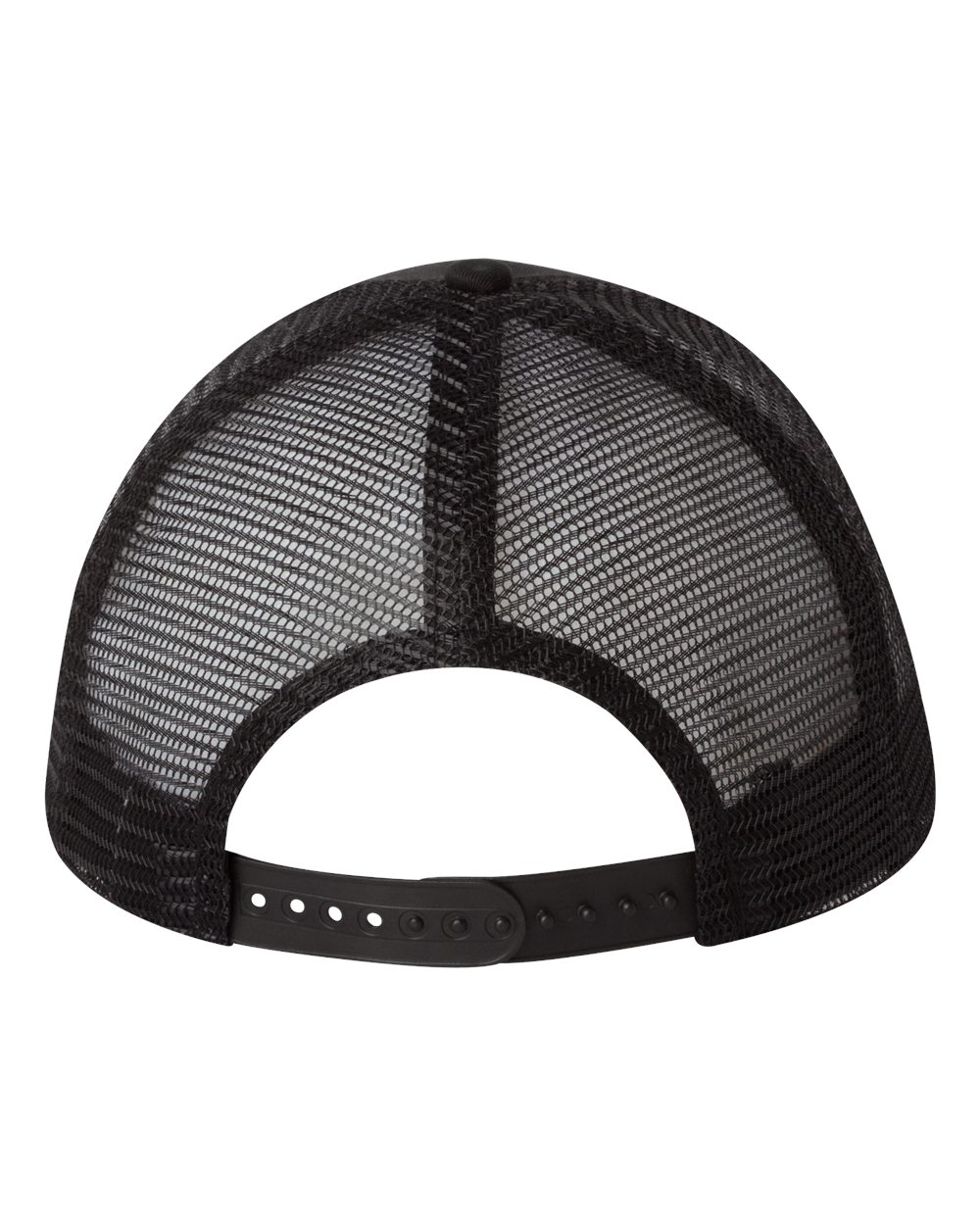 Mesh-Back Twill Trucker Cap - Back - B24995500 - Black