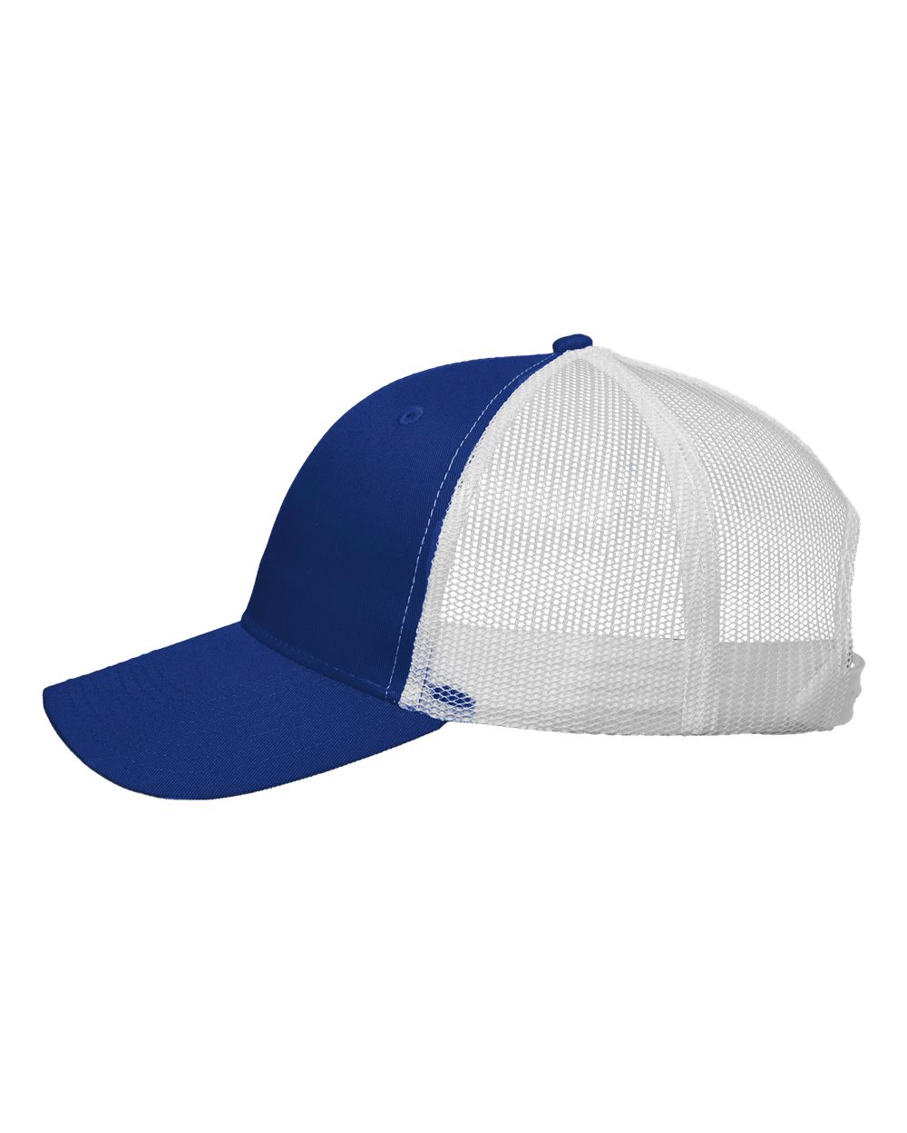 Mesh-Back Twill Trucker Cap - DirectSide - B24995040 - Royal/ White