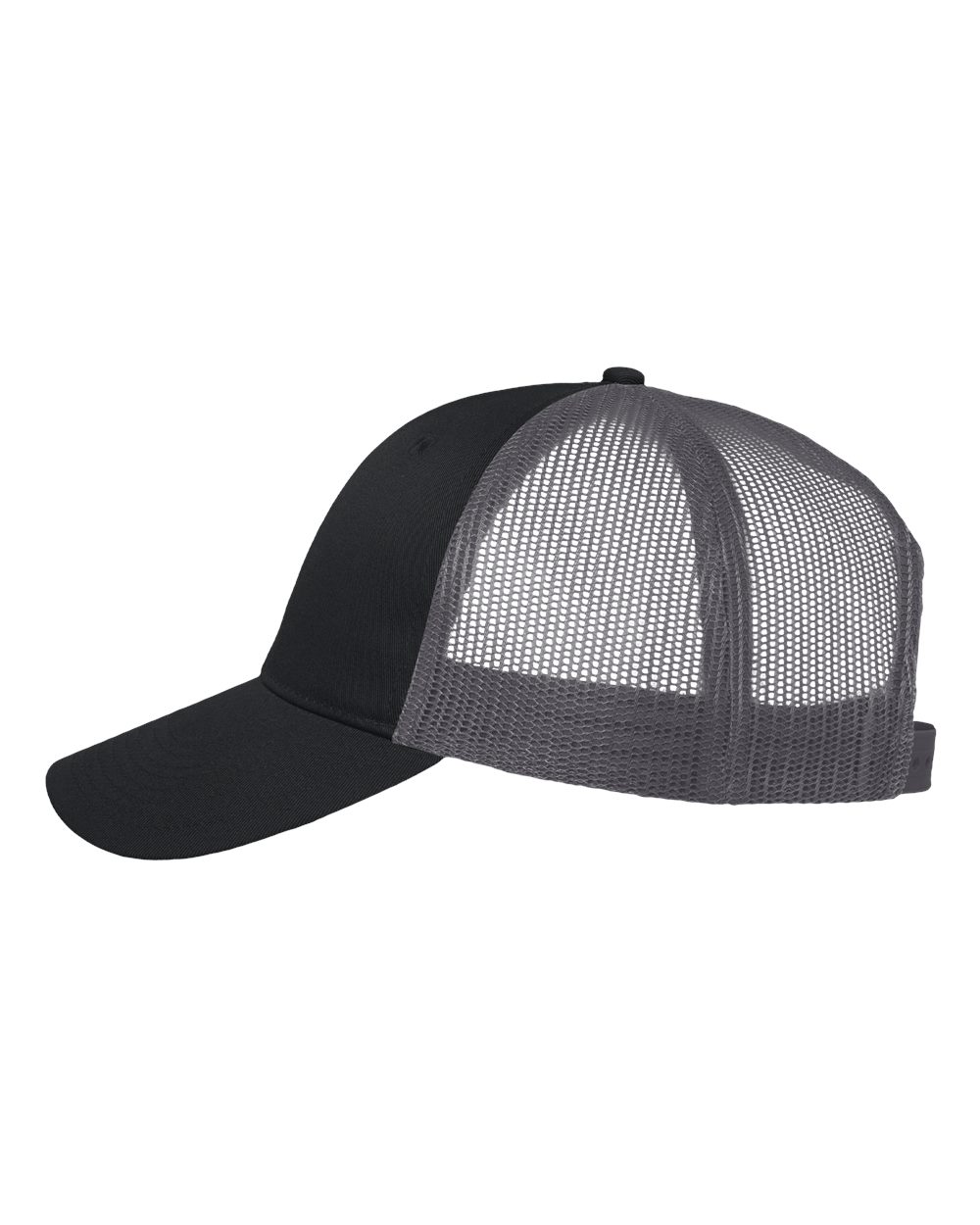 Mesh-Back Twill Trucker Cap - DirectSide - B24995260 - Black/ Charcoal