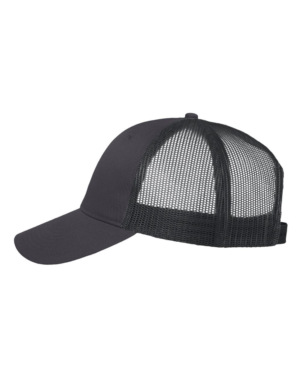 Mesh-Back Twill Trucker Cap - DirectSide - B24995590 - Charcoal/ Black