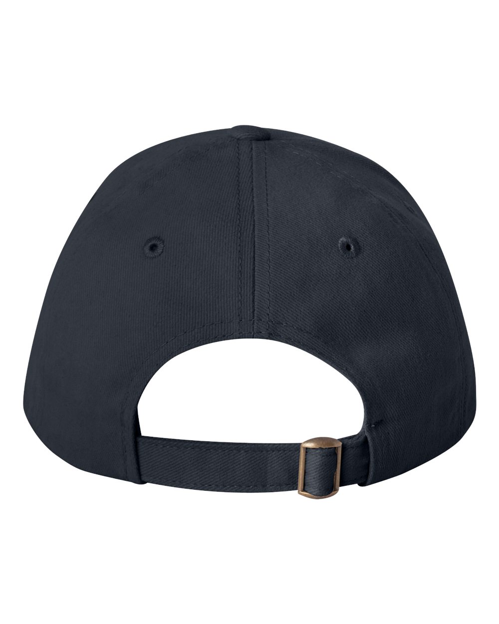 Heavy Brushed Twill Structured Cap - Back - B28895650 - Navy