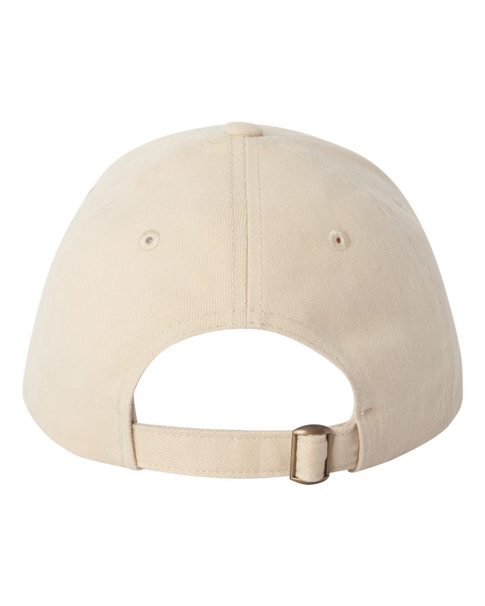 Heavy Brushed Twill Structured Cap - Back - B28895770 - Khaki